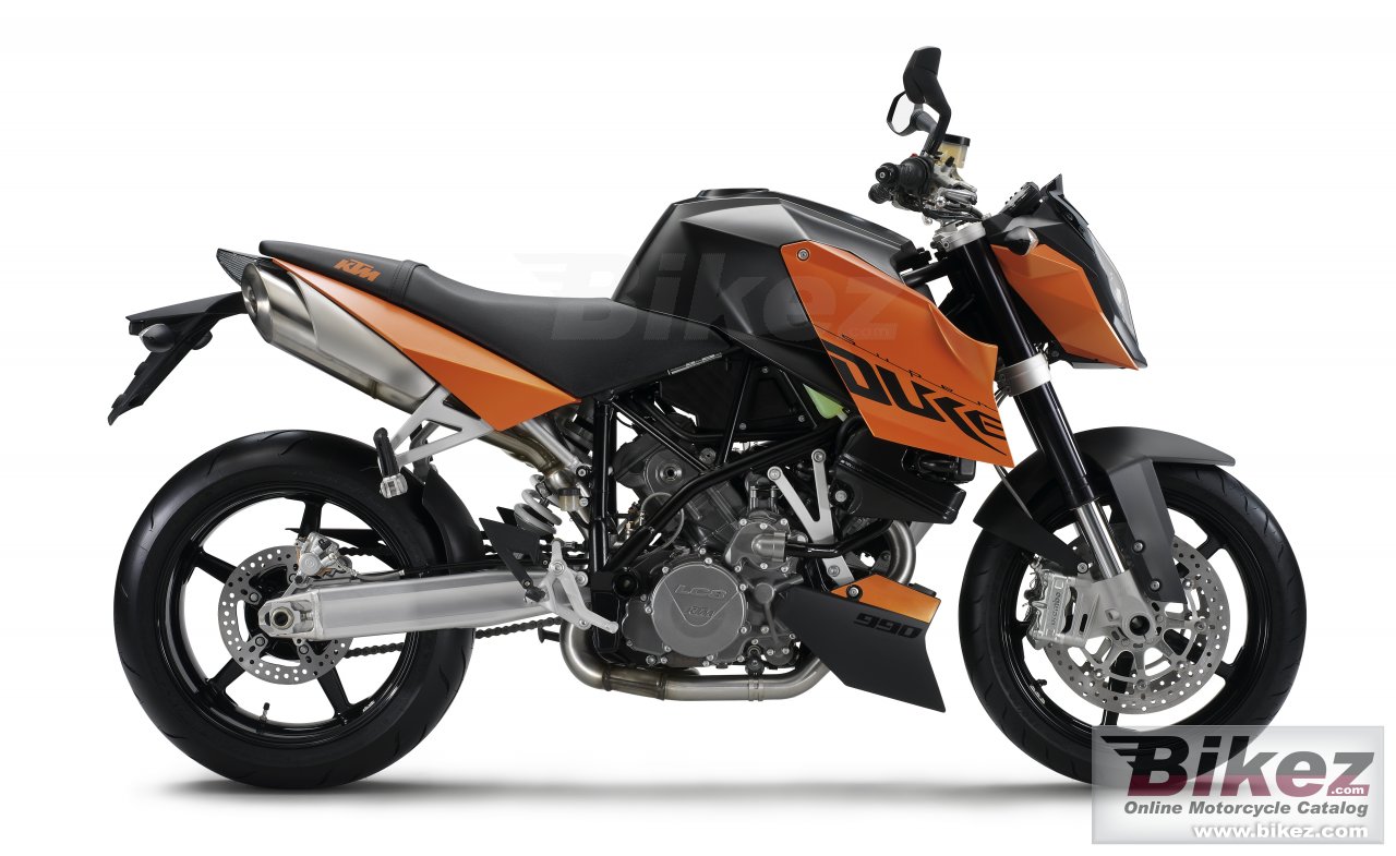 Big KTM 990 super duke picture and wallpaper from Bikez.com